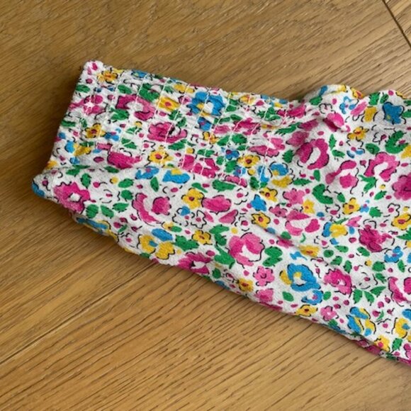 Rixo Larissa Bow Detailed Floral Print Crepe Mini Dress In Pink Size 6 - Picture 9 of 9